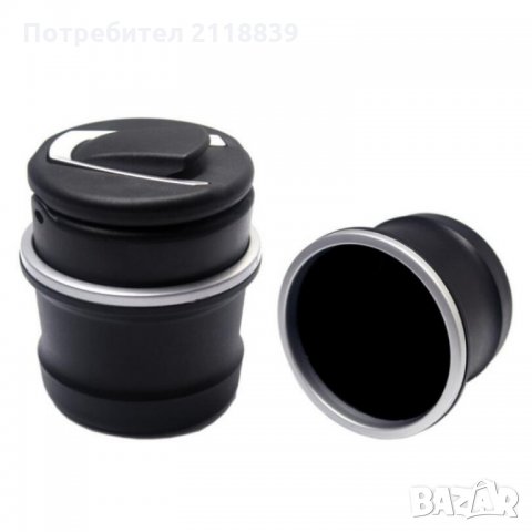 Пепелник за кола със светодиодно осветление 1бр., снимка 6 - Аксесоари и консумативи - 23491237