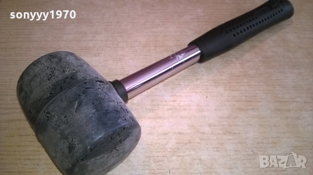 гумен чук с иноксова дръжка и гумен захват-30х8х6см, снимка 4 - Други инструменти - 24522682