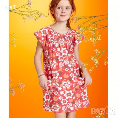 нова памучна рокличка поръчана от Франция, снимка 1 - Детски рокли и поли - 21519053