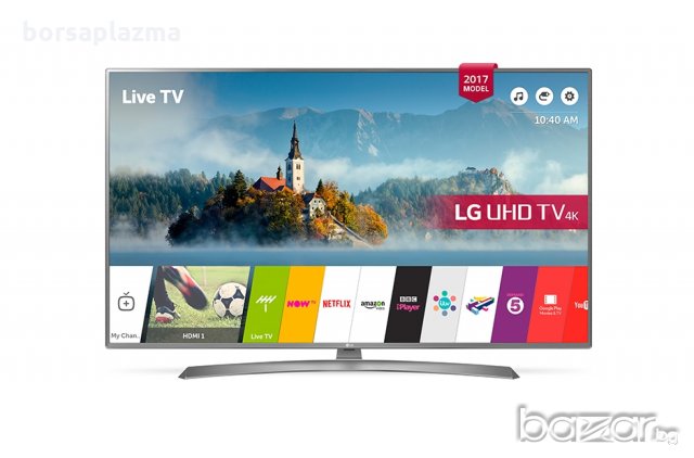 LG 43UJ670V, 43" 4K UltraHD TV, 3840x2160, DVB-T2/C/S2, 1900PMI, Smart webOS 3.5