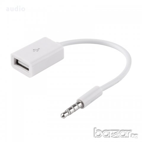 Кабел Stereo Jack 3.5mm мъжки – USB A женско, снимка 1