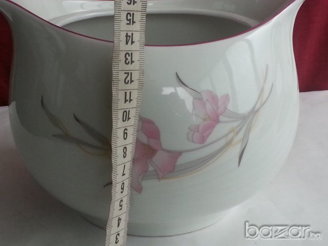 стар български порцелан супник купа , снимка 3 - Антикварни и старинни предмети - 20839348