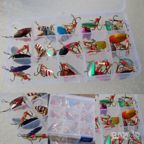 Лот от 30 броя,Блесни,рибарски,риба,риболов, снимка 5 - Такъми - 25300909