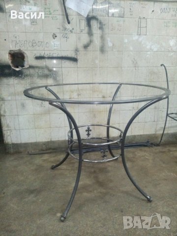 Маси ковано желязо, снимка 3 - Столове - 22174578