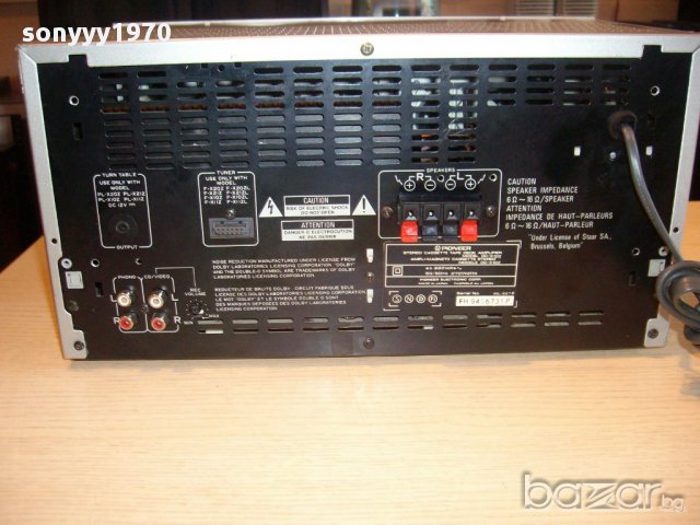 pioneer dc-x10z-amplifier+cassette deck japan- 270w-внос швеицария, снимка 7 - Ресийвъри, усилватели, смесителни пултове - 12107420