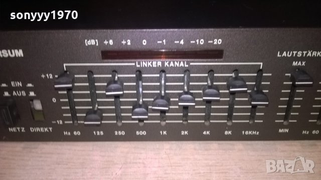 universum eq3930b-equalizer-germany-внос швеицария, снимка 6 - Ресийвъри, усилватели, смесителни пултове - 22006652