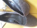 Zara блестящи обувки с нисък ток, снимка 2