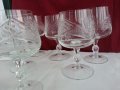 кристални чаши за коняк ракия и др, снимка 4