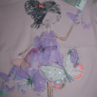 Нова розова туника/ рокля с момиче на Next за 2-3 г, снимка 4 - Детски Блузи и туники - 10971707
