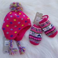 Бебешка зимна шапка 0-6 месеца - НОВА, снимка 1 - Други - 23479874