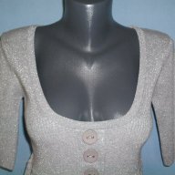 Дизайнерска "Малка" сребърна рокля тип туника "Тopstudio", снимка 4 - Рокли - 14477496