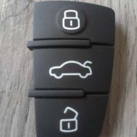 Гумени бутони за ключове ( Гумен бутон за vw-audi, А2, А3,а4,а5, Q7,q5, снимка 1 - Аксесоари и консумативи - 11614471