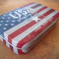 " Американско знаме " - метална кутийка , снимка 1 - Други стоки за дома - 22713328