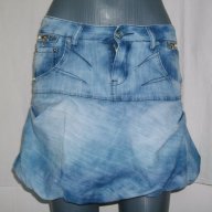 Уникална дънкова пола "Franco"jeans с подплата, снимка 2 - Поли - 15777404