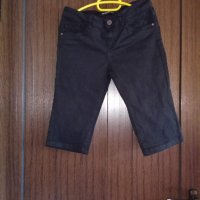 черни дънкови панталони до коляното Terranova размер S, снимка 1 - Къси панталони и бермуди - 25160002