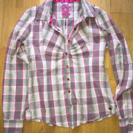 LEE COOPER дамска риза  оригинал, размер М slim fit, карирана, 100% памук, като нова!!!, снимка 1 - Ризи - 11098186