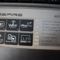 Acer Aspire – 4810 TG, снимка 3 - Лаптопи за игри - 24962589