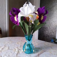 Цветя от хартия-ириси