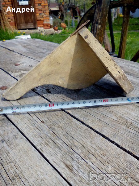 Старинна ъглова поставка, снимка 1