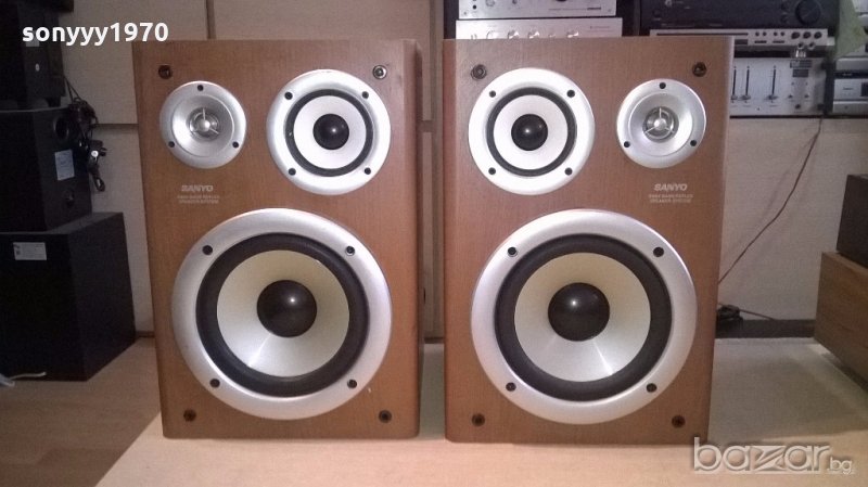 Sanyo sx-x5/3 way-2Х140w/6ohm-34x23x23см-2бр-внос швеицария, снимка 1