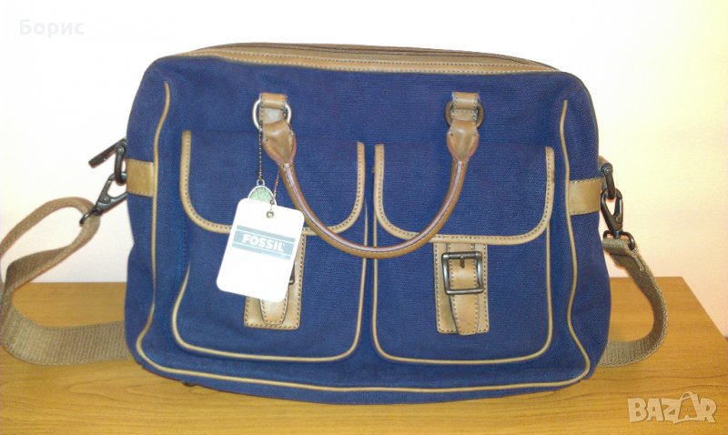 Fossil-Top Zip Workbag- Чанта, снимка 1