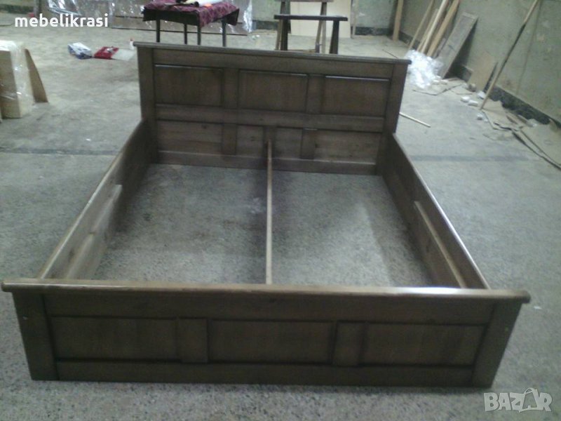 Спалня от Масив в цвят.С амортисьорен механизъм за повдигане на матрака., снимка 1