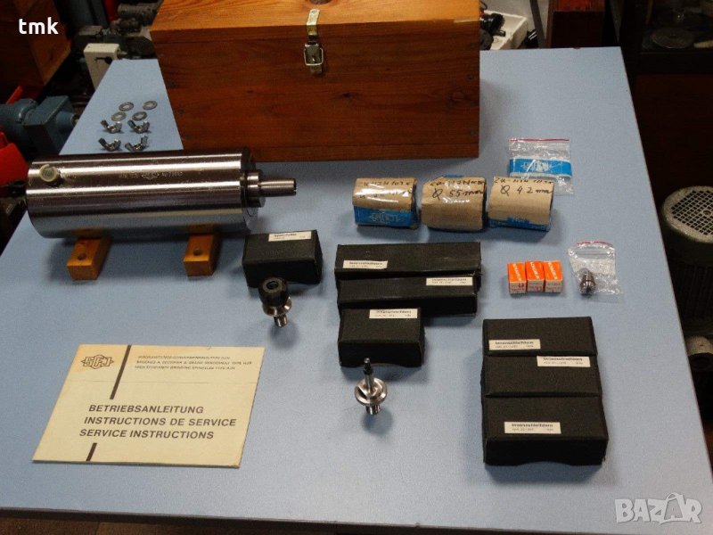 Швейцарски шпиндел за шлайф SFJ HJN 1035 високоскоростен, снимка 1