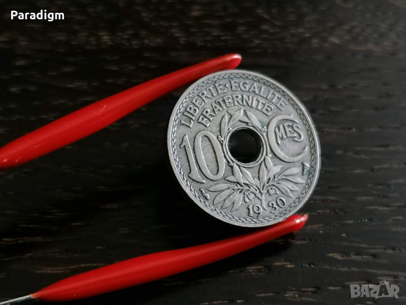 Mонета - Франция - 10 сантима | 1930г., снимка 1