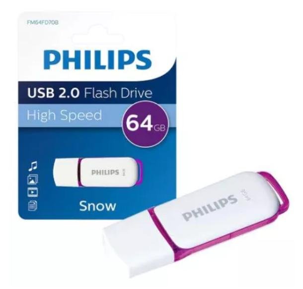 Флашка Philips Snow 64GB USB 2.0 Флаш памет High Speed Flash Drive в USB  Flash памети в Извън страната - ID26199436 — Bazar.bg