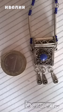 старо посребрено колие, снимка 3 - Колиета, медальони, синджири - 13211333