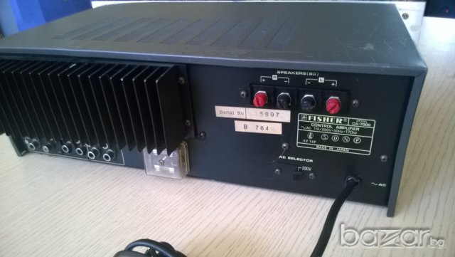 fisher ca-7000-stereo amplifier-made in japan-с чистачки нов внос швеицария, снимка 13 - Ресийвъри, усилватели, смесителни пултове - 7828973