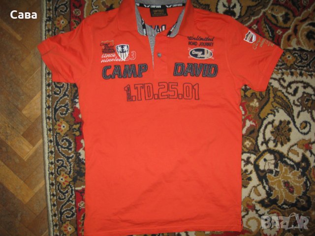 Тениски PULL&BEAR, CAMP DAVID   мъжки,М, снимка 5 - Тениски - 22558590