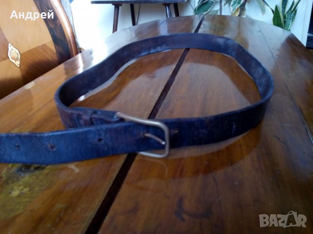 Стар кожен колан #4, снимка 2 - Антикварни и старинни предмети - 23854925