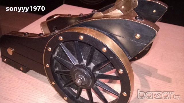 Топ-поставка за вино с златист обков-25/18/15см, снимка 4 - Антикварни и старинни предмети - 14884881