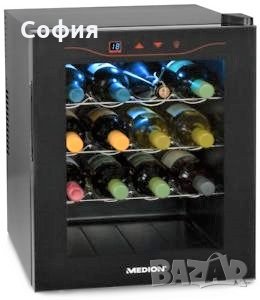 Промо! Хладилник за Вино Medion,  35л, за 16 бутилки - Нови!, снимка 1