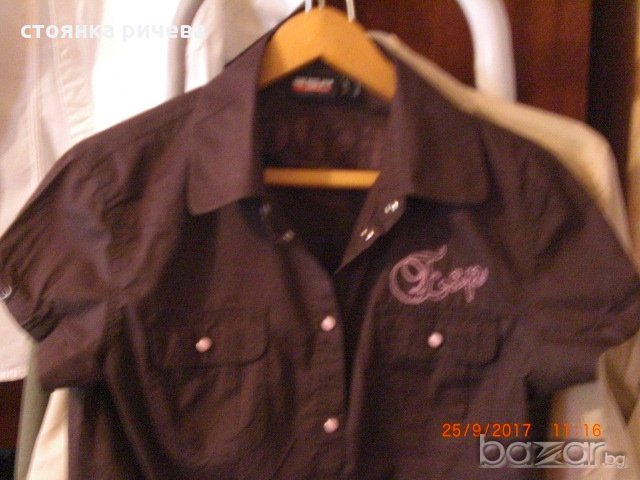 продавам дамска блуза с къс ръкав-внос от Германия, снимка 2 - Блузи с дълъг ръкав и пуловери - 19399353