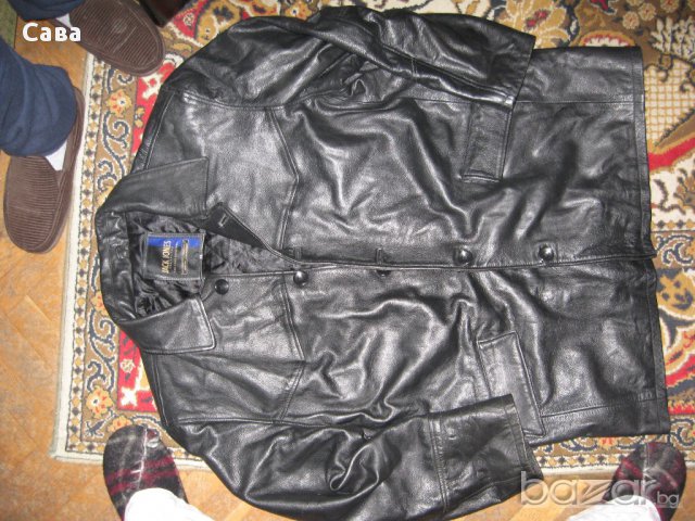 Кожено яке JACK&JONES   мъжко,ХЛ, снимка 4 - Якета - 17324571