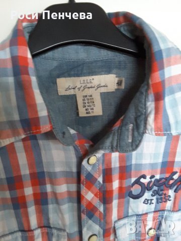 Риза за момче 10-11год/марка Х § М, снимка 3 - Детски ризи - 24159159