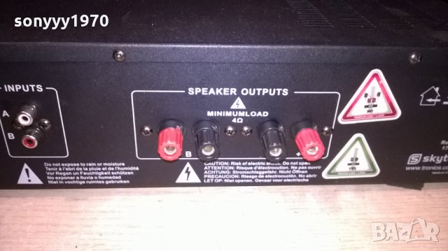 skytec spl400 stereo amplifier-внос швеицария, снимка 18 - Ресийвъри, усилватели, смесителни пултове - 22600320