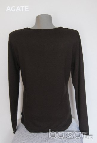 Нова дамска блузка XL- тъмно кафява, снимка 3 - Блузи с дълъг ръкав и пуловери - 10143831