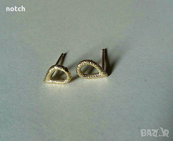 Златни обеци, снимка 2 - Обеци - 21819295
