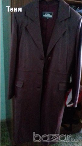 Дамско кожено манто L, снимка 5 - Палта, манта - 17730034