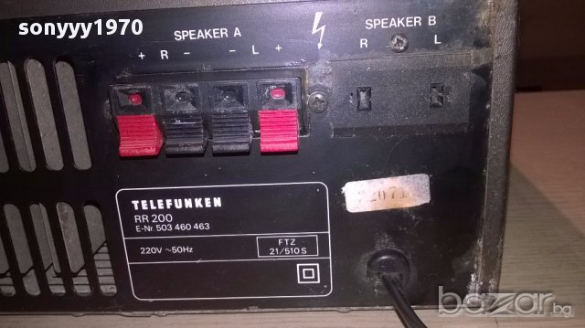 telefunken rr200 stereo receiver-внос швеицария, снимка 18 - Ресийвъри, усилватели, смесителни пултове - 17062293