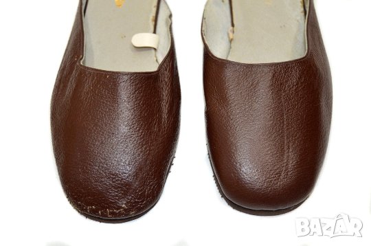 Мъжки чехли естествена кожа, снимка 3 - Мъжки сандали - 23479178