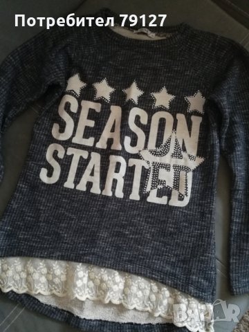 блуза с дантела