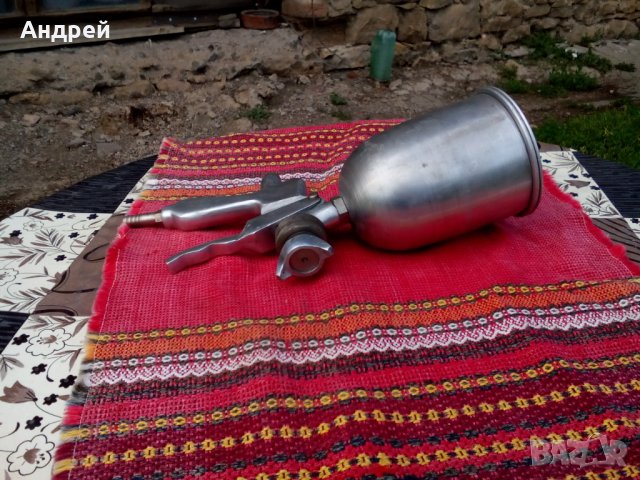 Стар пистолет за компресор,за боядисване #2