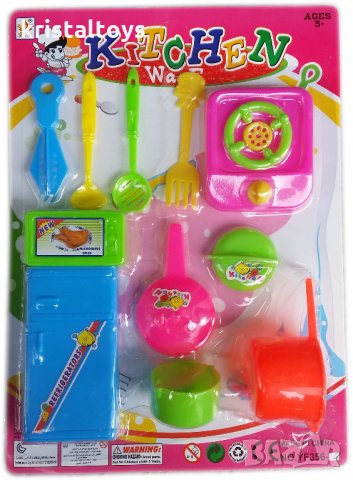 Детска играчка Кухненски комплект за кукли, снимка 2 - Рисуване и оцветяване - 21552036