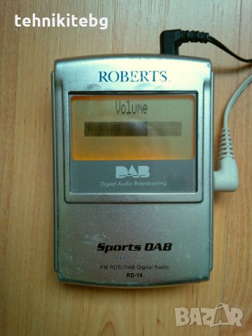⭐⭐⭐ █▬█ █ ▀█▀ ⭐⭐⭐ ROBERTS RD-14 - английско дизайнерско спортно радио с DAB/FM тунер с RDS, снимка 5 - Аудиосистеми - 23743444