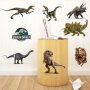  Jurassic World 10 Динозавъра Динозаври стикер за детска стая за стена и мебел самозалепващ лепенка, снимка 1 - Други - 25297814