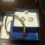 комплект гривна и обеци swarovski, снимка 3